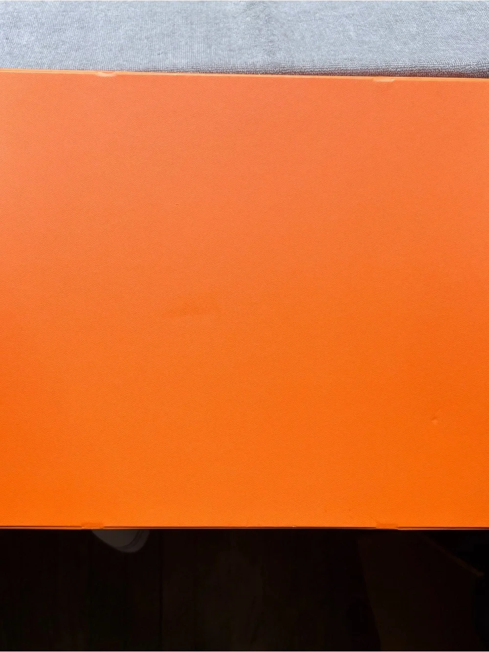 Hermes Iconic Orange with Brown Edge Luxury Gift and Storage Box